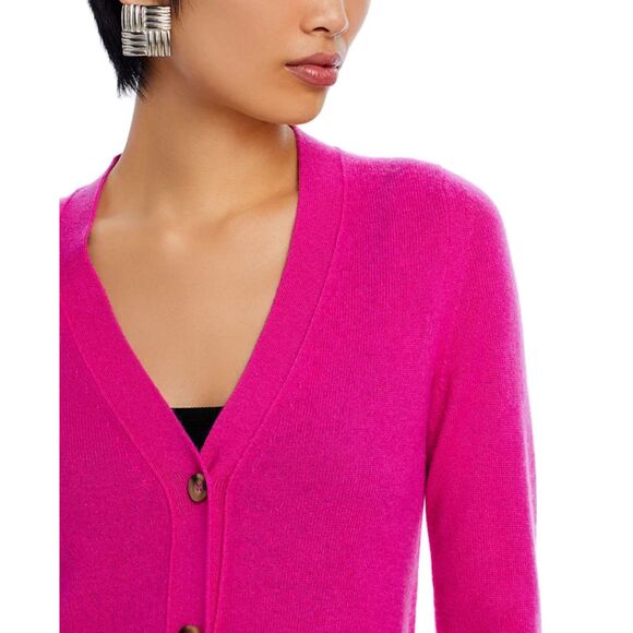 C by Bloomingdale's Women's Size Small Cherry Blossom Grandfather Cardigan NWT - Picture 3 of 9